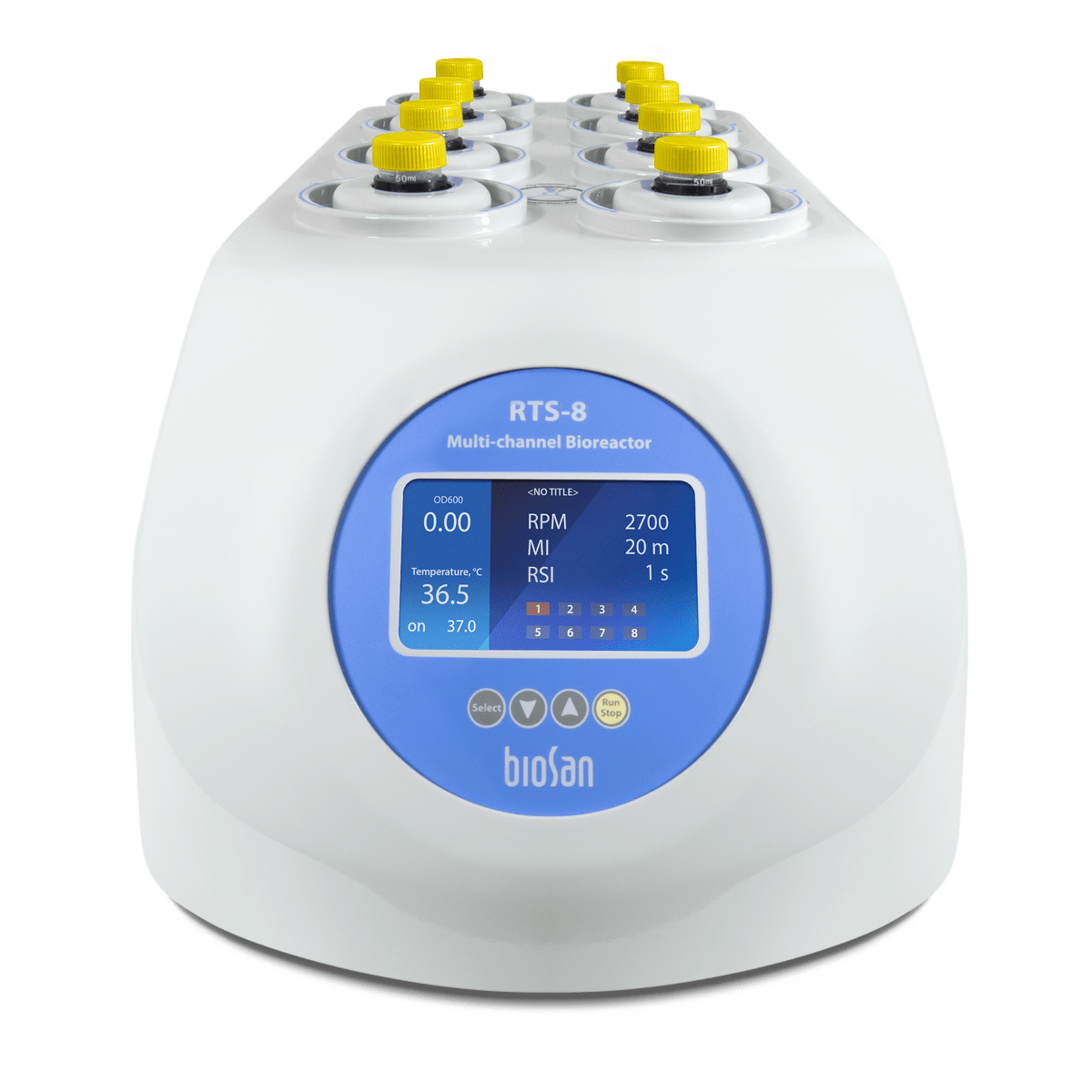 General Graph From Rts Instrument RTS-8 | GP Instruments